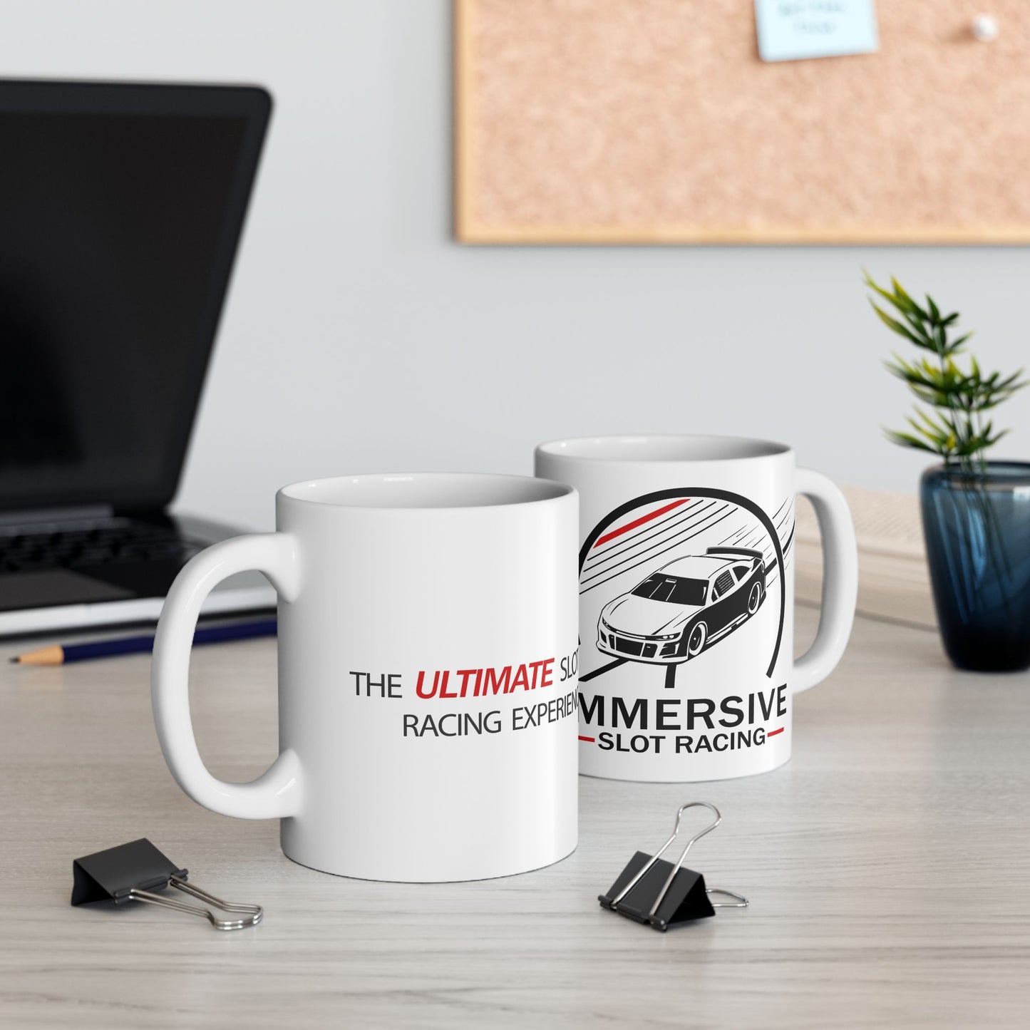 Immersive Slot Racing Coffee Mug